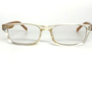 Converse Q009 UF Eyeglasses Frames 51-17-140 Crystal Clear Amber Yellow 22158